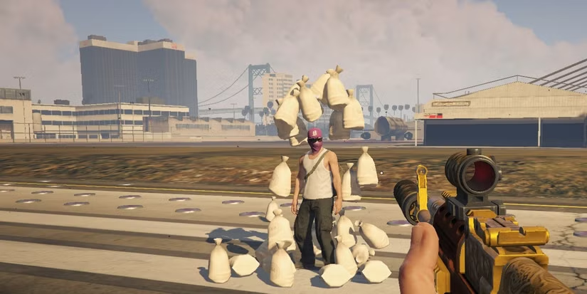 Grand Theft Auto V session with Kiddions overlay tools